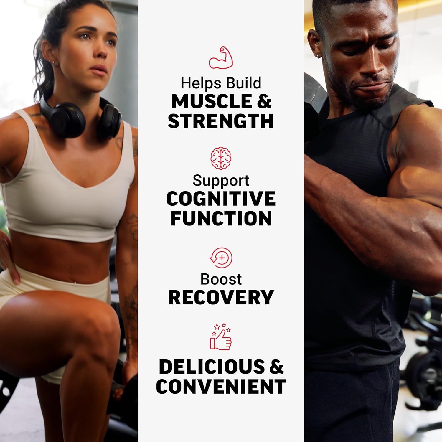 Creatine Monohydrate Gummies, 5G Dose for Men & Women to Support Muscle, Strength, Recovery, Cognitive Health & Memory, Assorted Fruit Flavors, 150 Gummies